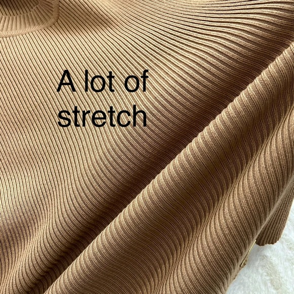 T Tahari Puff Short Sleeve Top Tan Size XS - Picture 9 of 14